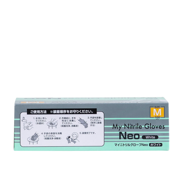 マイニトリルグローブ+Neo　ホワイト M 37009-003